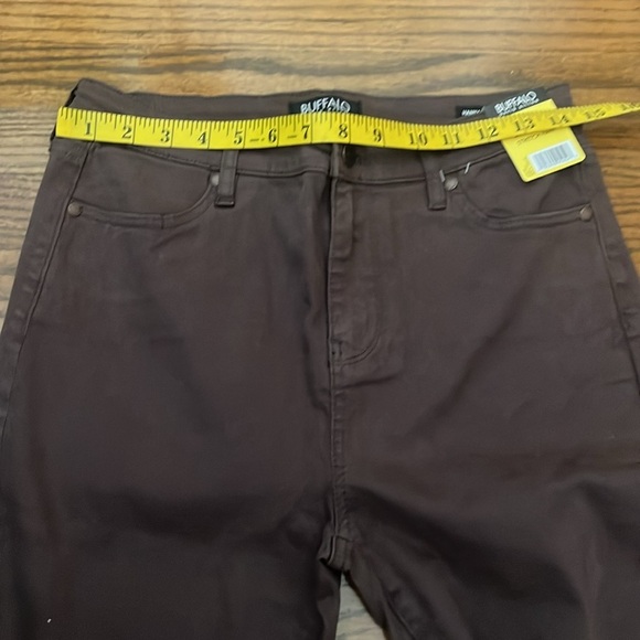 Buffalo David Bitton womens High Rise Pant Brown Size 6 New With Tag - Picture 7 of 11